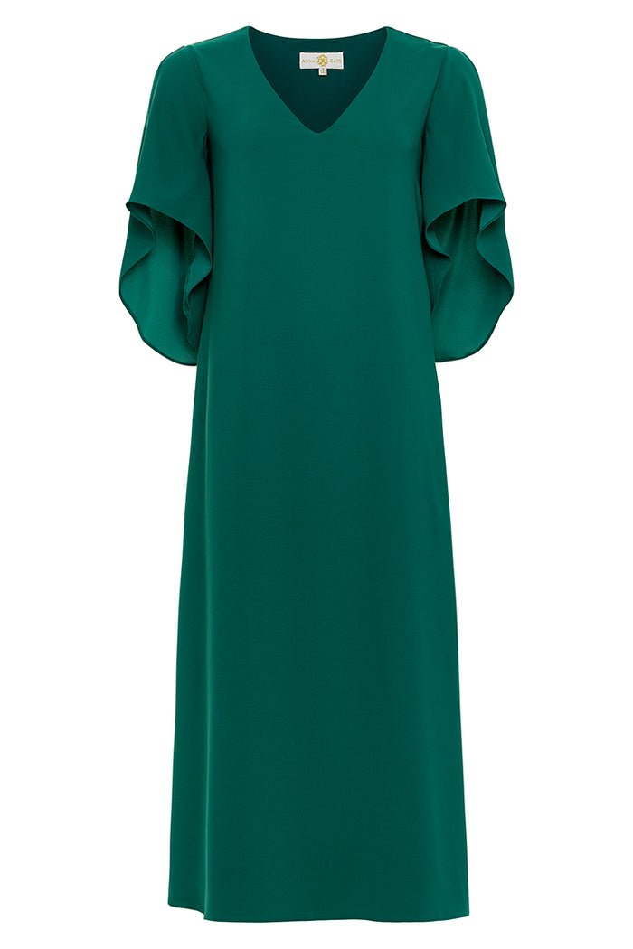 Anna Cate - Meredith Midi S/S Dress - Peacock - Shorely Chic Boutique