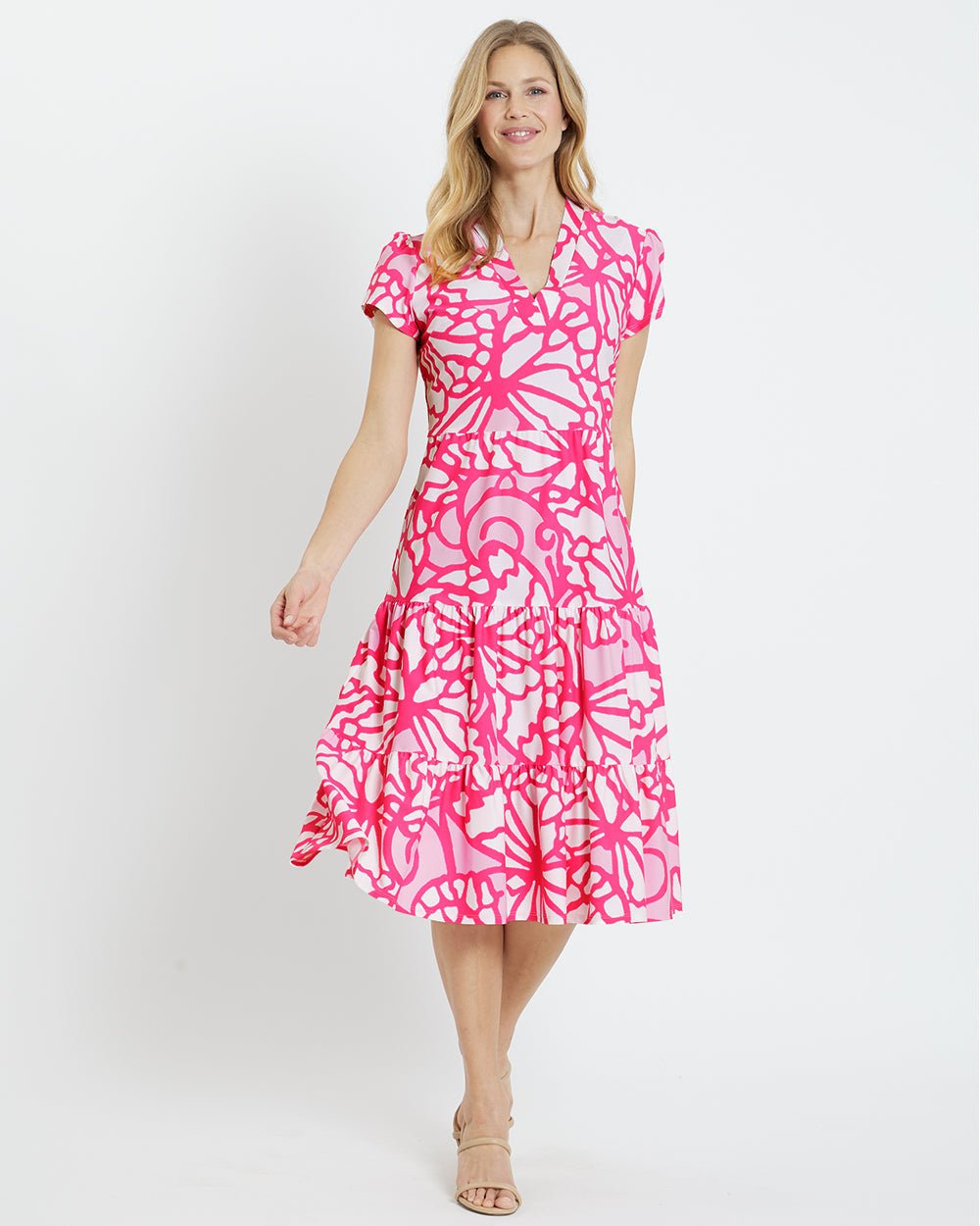 Jude Connally - Libby Grand Wings Dress: Light Pink - Shorely Chic Boutique