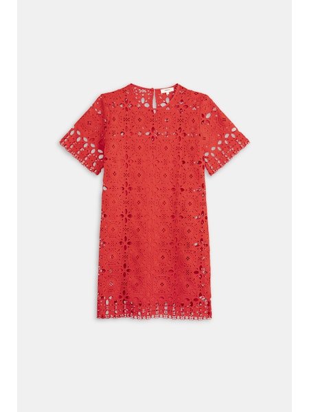 Suncoo - S/S Cerise Lace Dress: Geranium - Shorely Chic Boutique