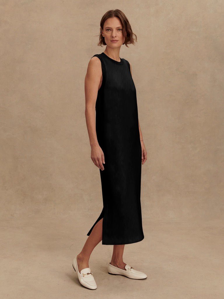 Varley - Beatrice Midi Dress: Black - Shorely Chic Boutique