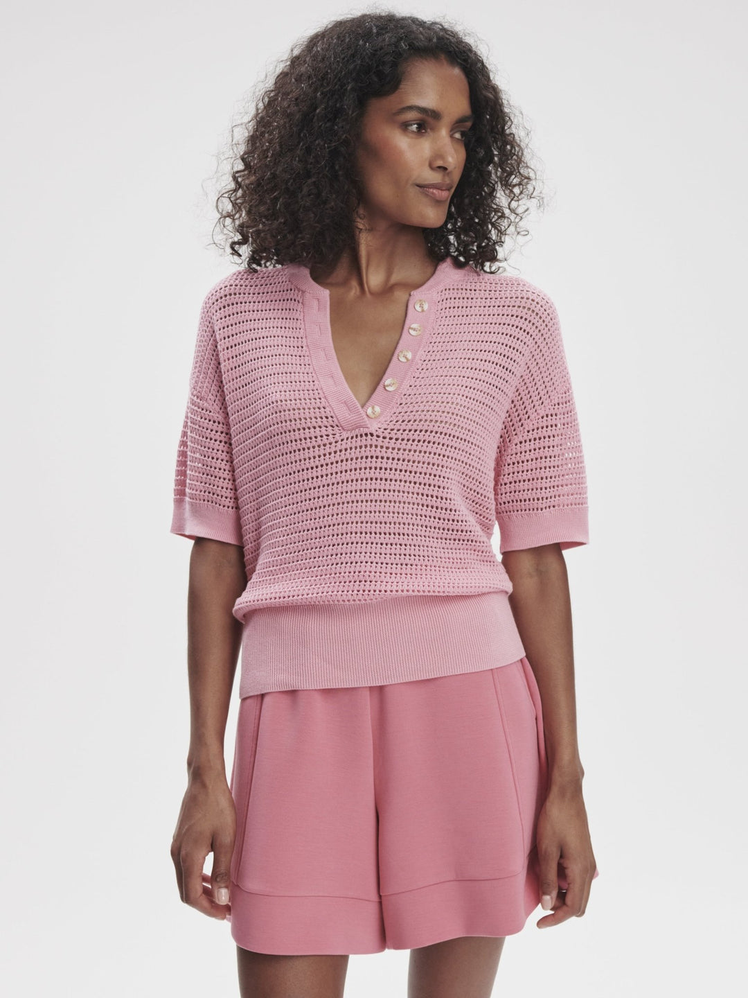 Varley - Callie Knit Top: Sea Pink - Shorely Chic Boutique