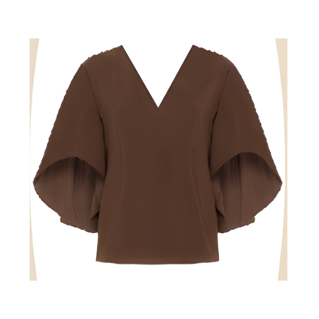 Anna Cate - Nina S/S Top - Chocolate - Shorely Chic Boutique