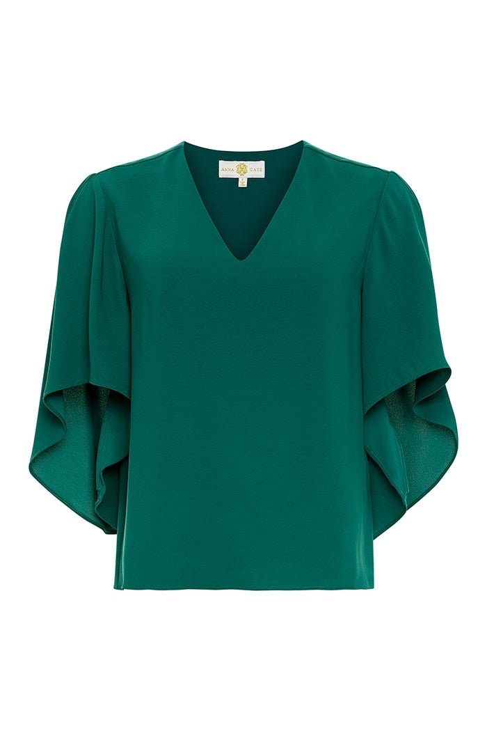 Anna Cate - Nina S/S Top - Peacock - Shorely Chic Boutique