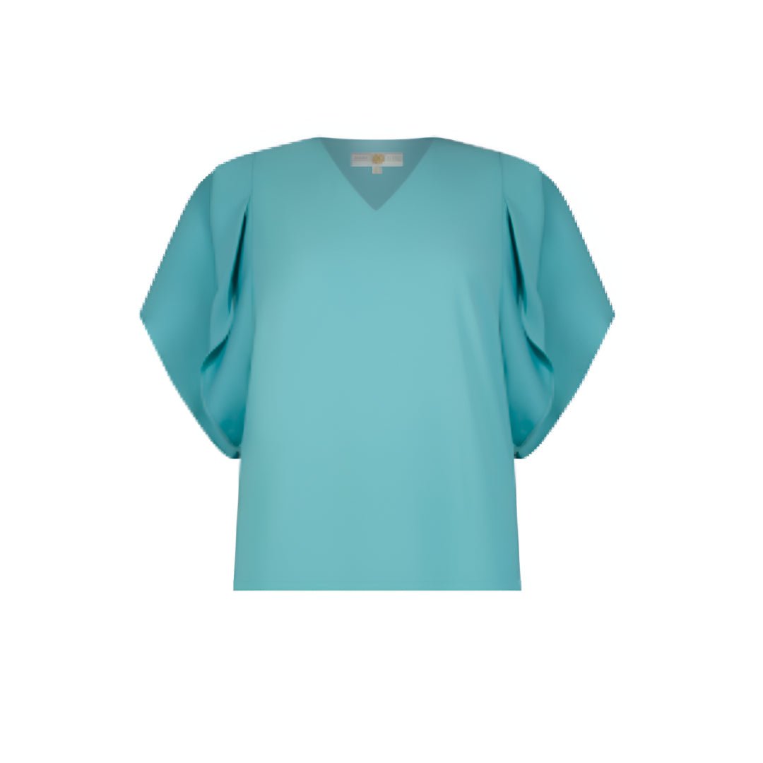 Anna Cate - Serena S/S Top - Aqua Sea - Shorely Chic Boutique