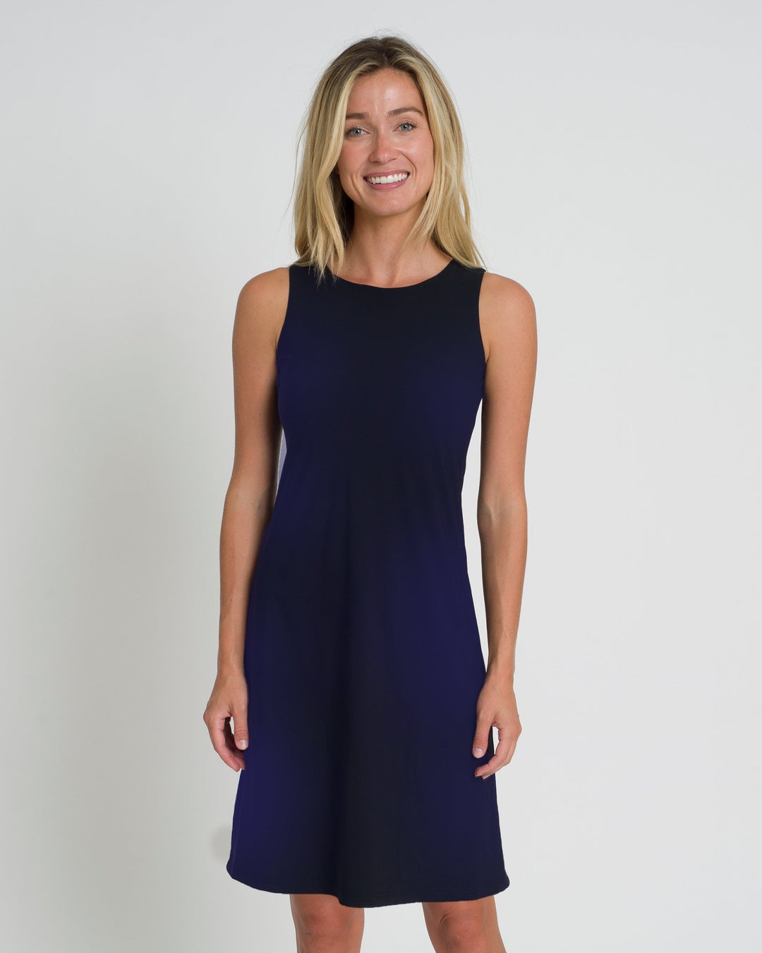 Jude Connally - Beth Dress Long in Jude Cloth: Navy - Shorely Chic Boutique