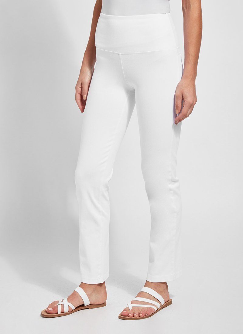 Lysse - Denim Straight Leg (30" Inseam): White - Shorely Chic Boutique