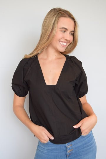Never A Wallflower - Marakesh Top: Black - Shorely Chic Boutique