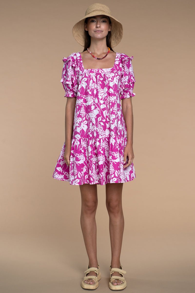 Olivia James - Spring Shadow Sophie Dress: Rose Violet - Shorely Chic Boutique