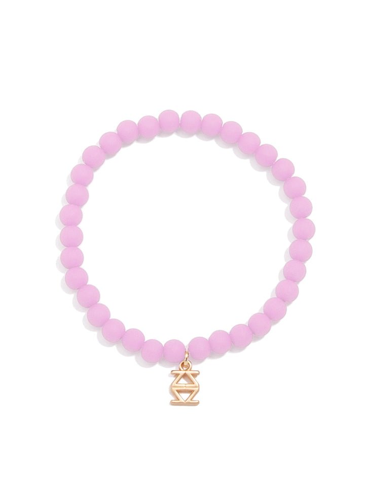 Zenzii - Small Matte Beaded Bracelet: Lavender - Shorely Chic Boutique