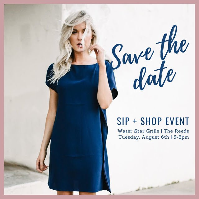 Sip & Shop at The Reeds - Shorely Chic Boutique