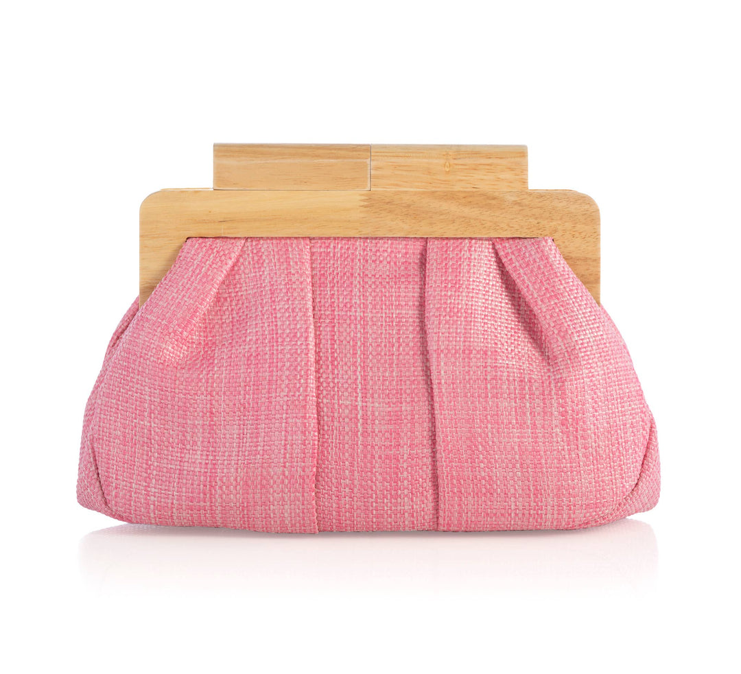 ALESSIA CLUTCH: Pink - Shorely Chic Boutique