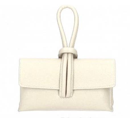 Anytime Bag: Beige / Leather / Clutch - Shorely Chic Boutique