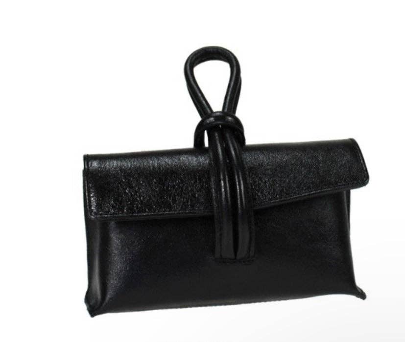 Anytime Bag: Metal / Leather / Clutch - Shorely Chic Boutique