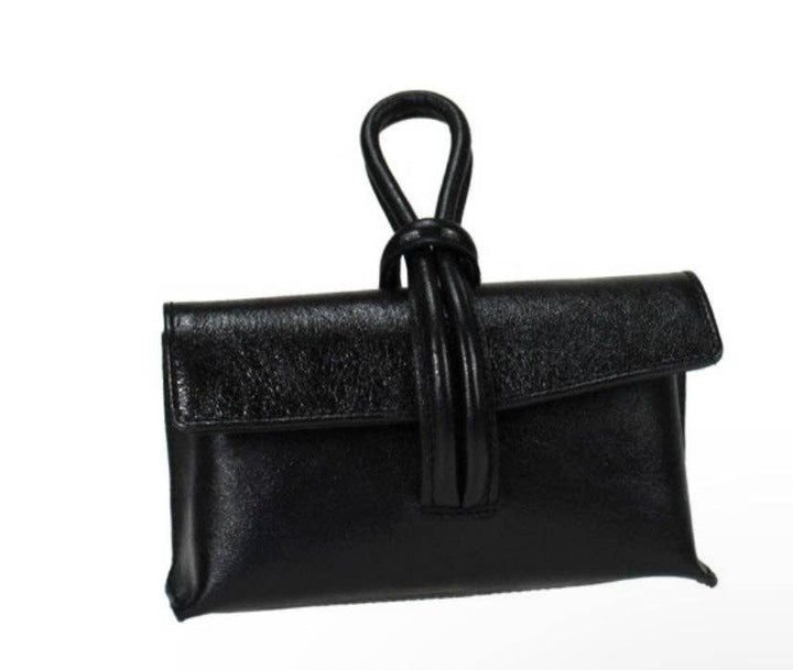 Anytime Bag: Metal / Leather / Clutch - Shorely Chic Boutique