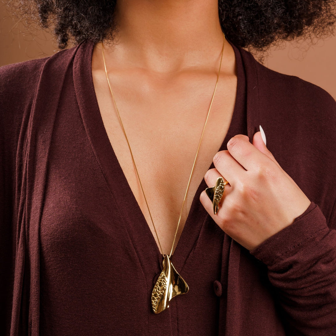 Ayla - Magma Necklace: Gold - Shorely Chic Boutique
