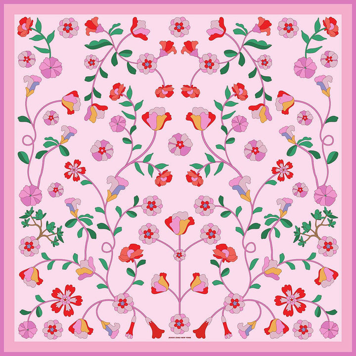 Blush Botanica Double Sided Silk Scarf - Shorely Chic Boutique
