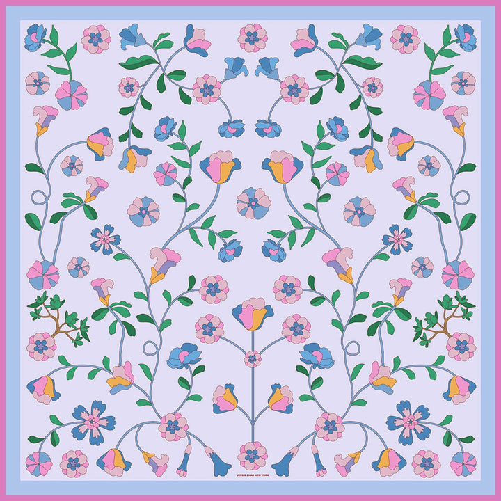 Blush Botanica Double Sided Silk Scarf - Shorely Chic Boutique