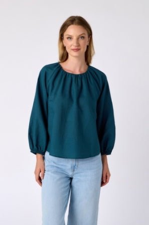 Crosby: Claudia 3/4 Slv Top: Nightfall - Shorely Chic Boutique