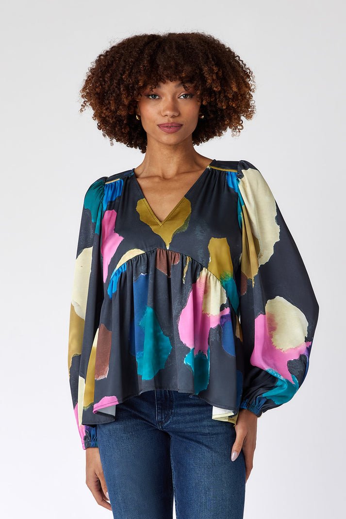 Crosby: Walton Top: Paint Party - Shorely Chic Boutique