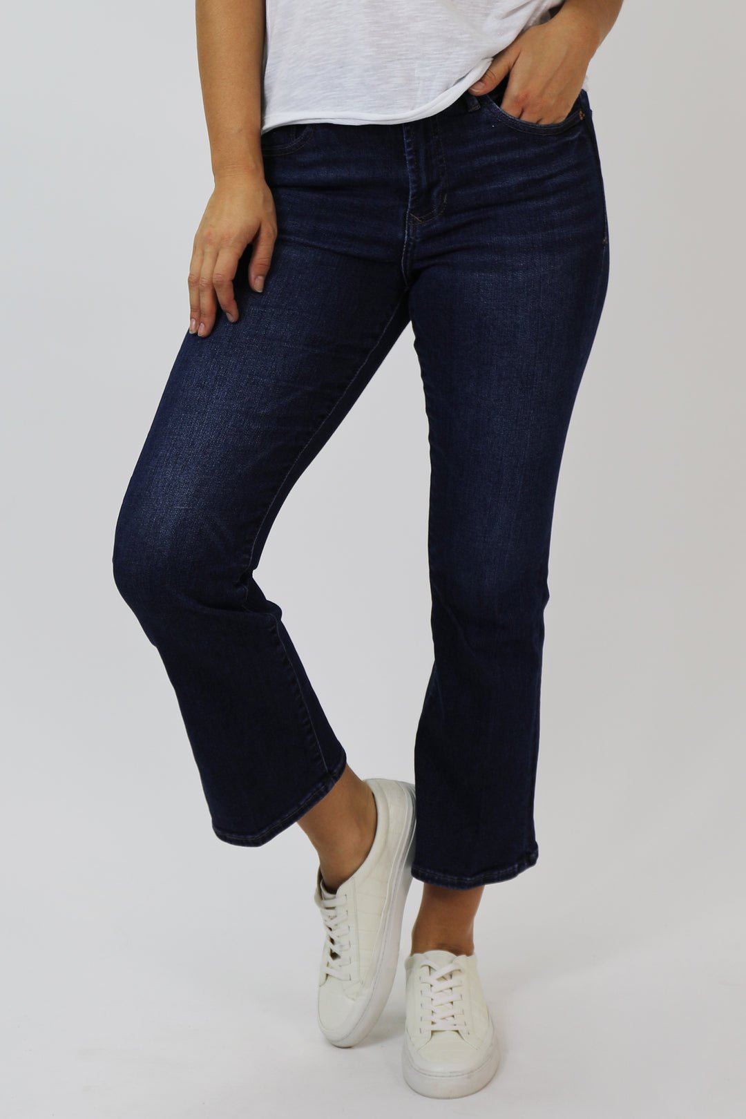 Dear John - Jeanne Cropped Flare Jeans: Richmond - Shorely Chic Boutique