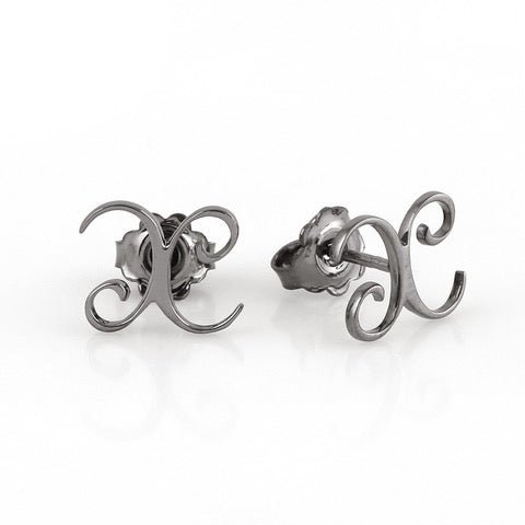 Denise Cox Designs - Purpose Oxidized Silver Studs - Shorely Chic Boutique