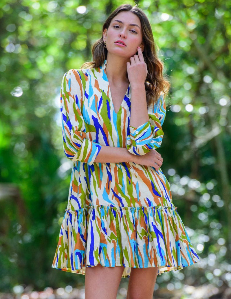 Elizabeth James - Chloe Dress: Wild Print - Shorely Chic Boutique