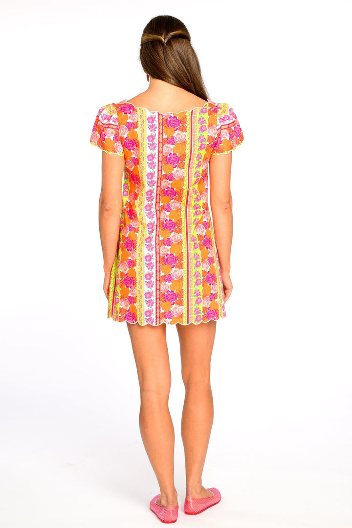 Elizabeth James: Louisa Dress: Rosebud Ribbon Stripe - Shorely Chic Boutique