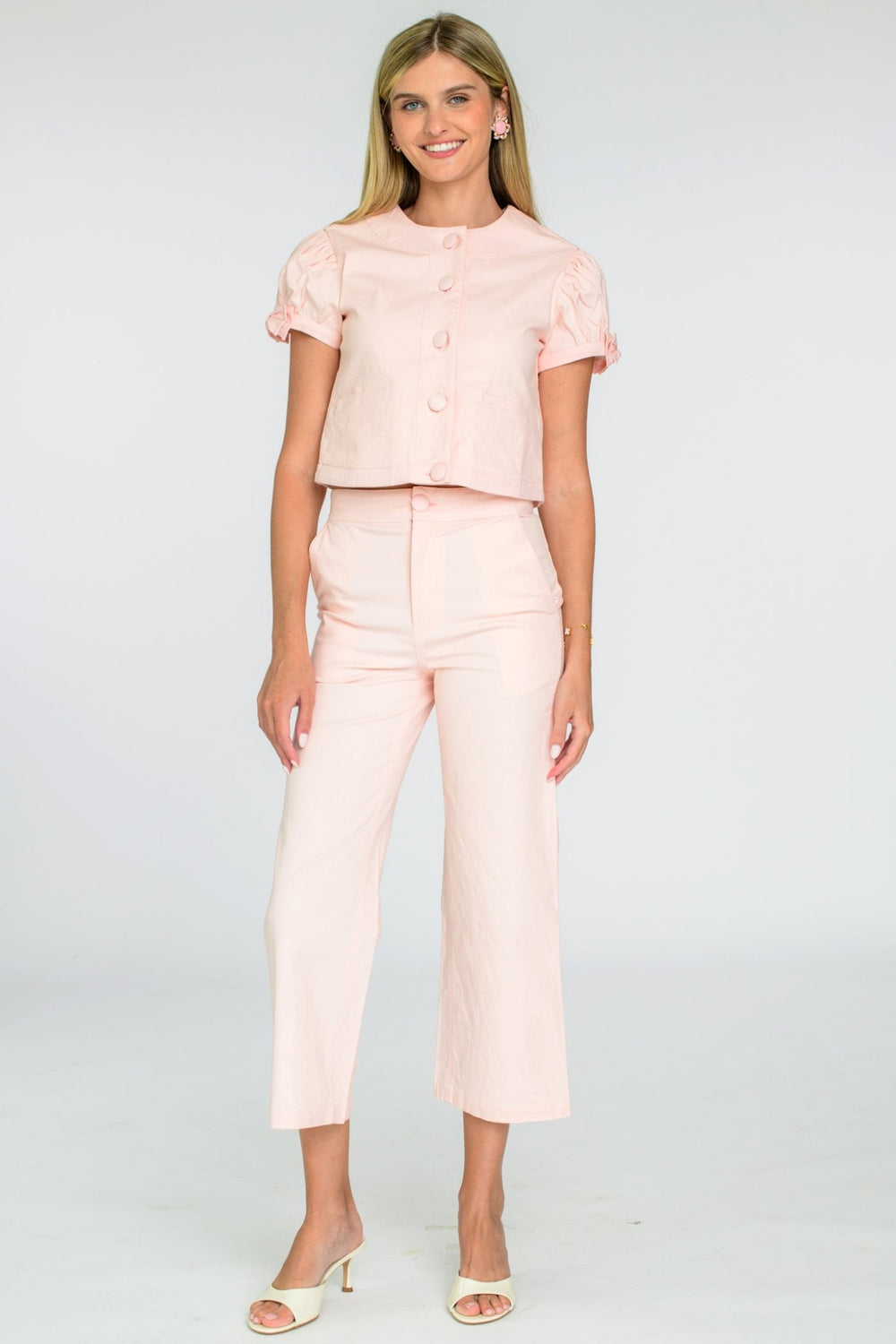 Elizabeth James: Tilda Pants in Pink Peony - Shorely Chic Boutique