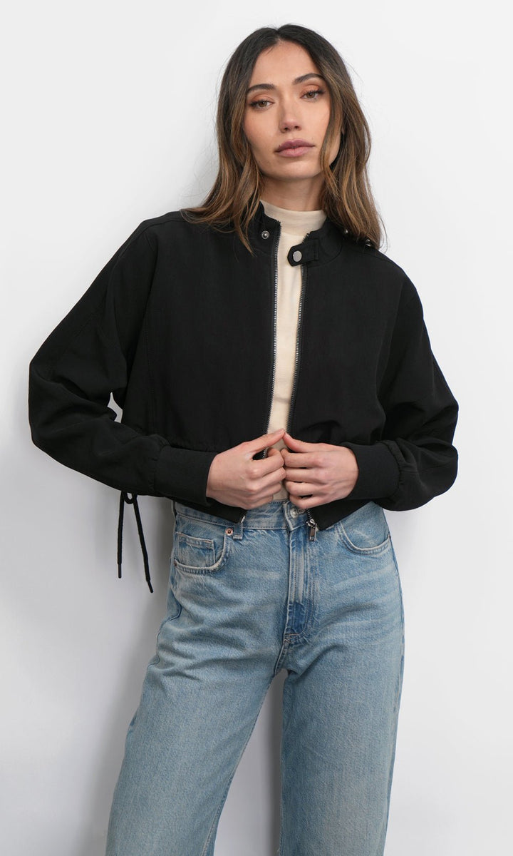 Greylin: Farla Bomber Jacket: Black - Shorely Chic Boutique