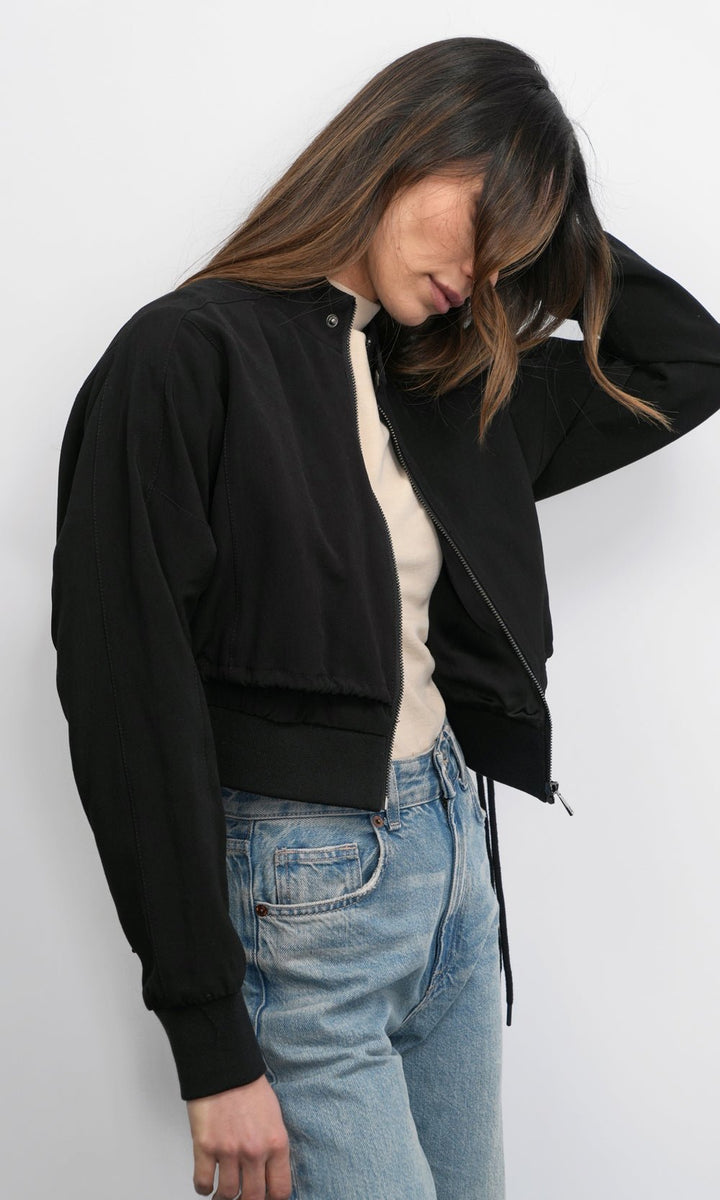 Greylin: Farla Bomber Jacket: Black - Shorely Chic Boutique