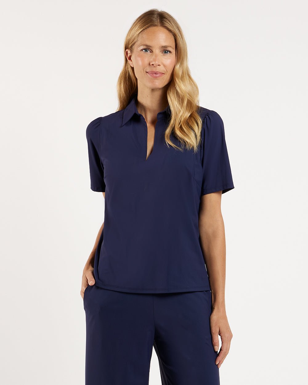 Jude Connally - Imogene Jude Cloth Top: Navy - Shorely Chic Boutique