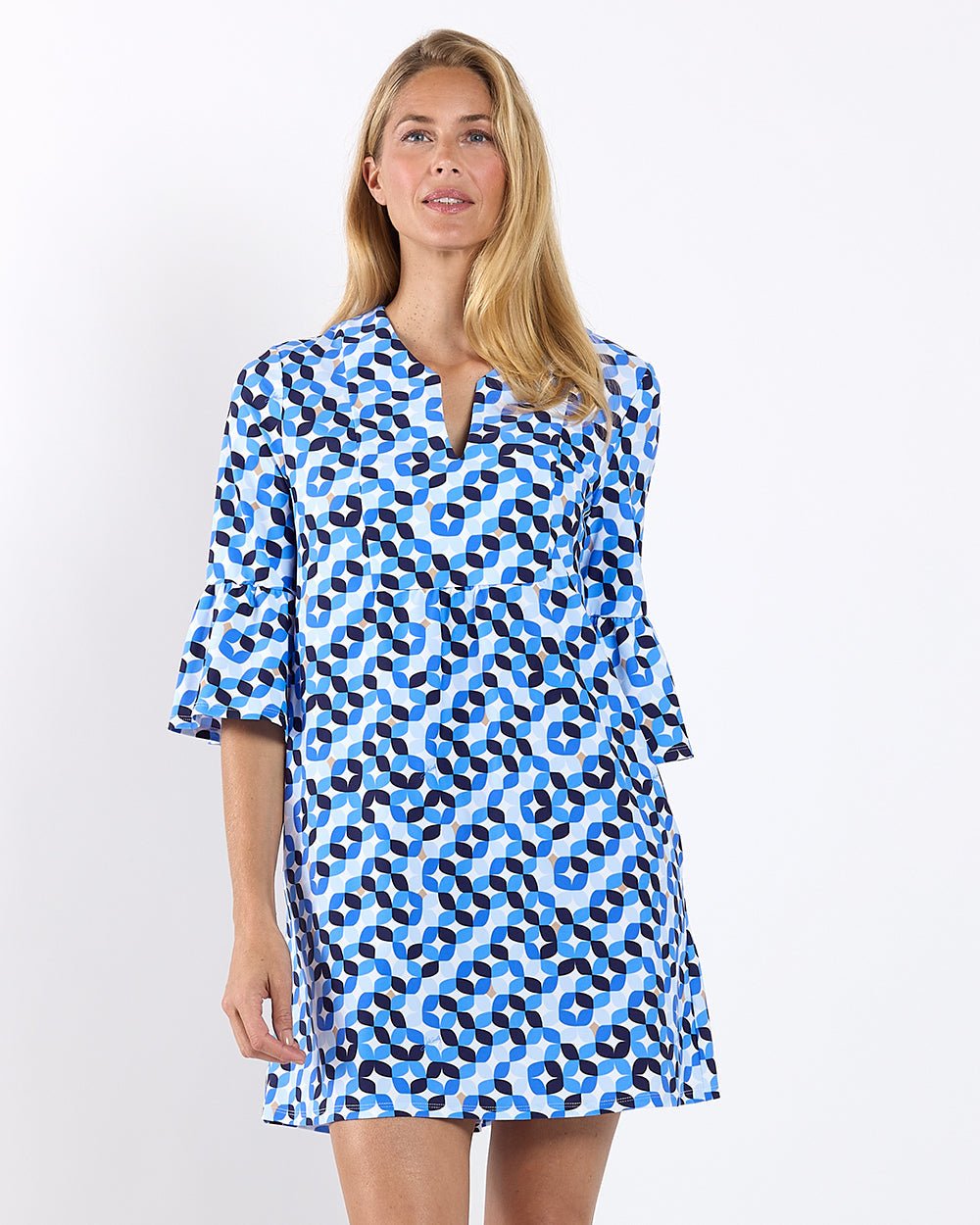 Jude Connally - Kerry 3/4 Slv Stargazer Dress: Peri - Shorely Chic Boutique