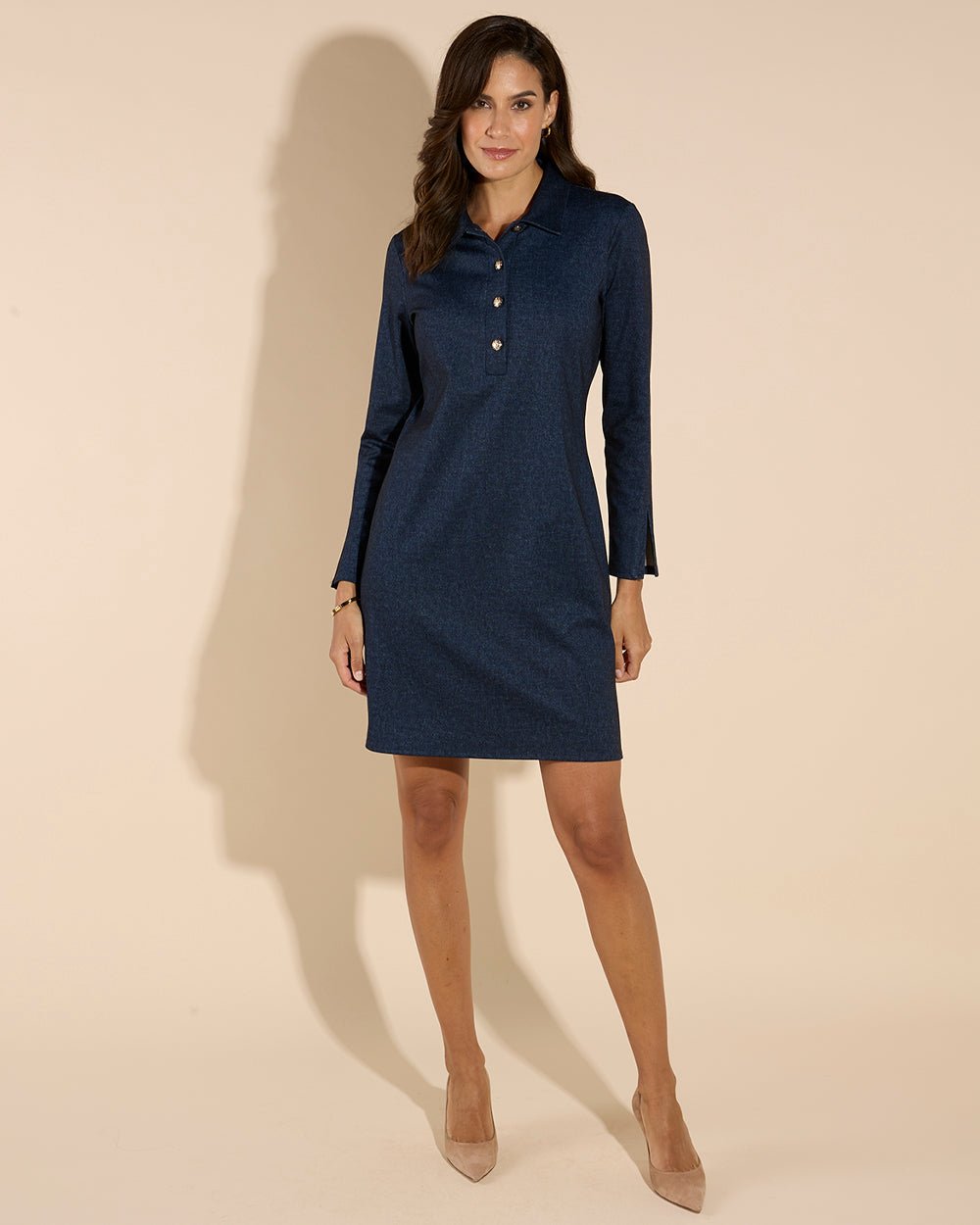 Jude Connally - Midge Jude Denim Dress: Navy - Shorely Chic Boutique