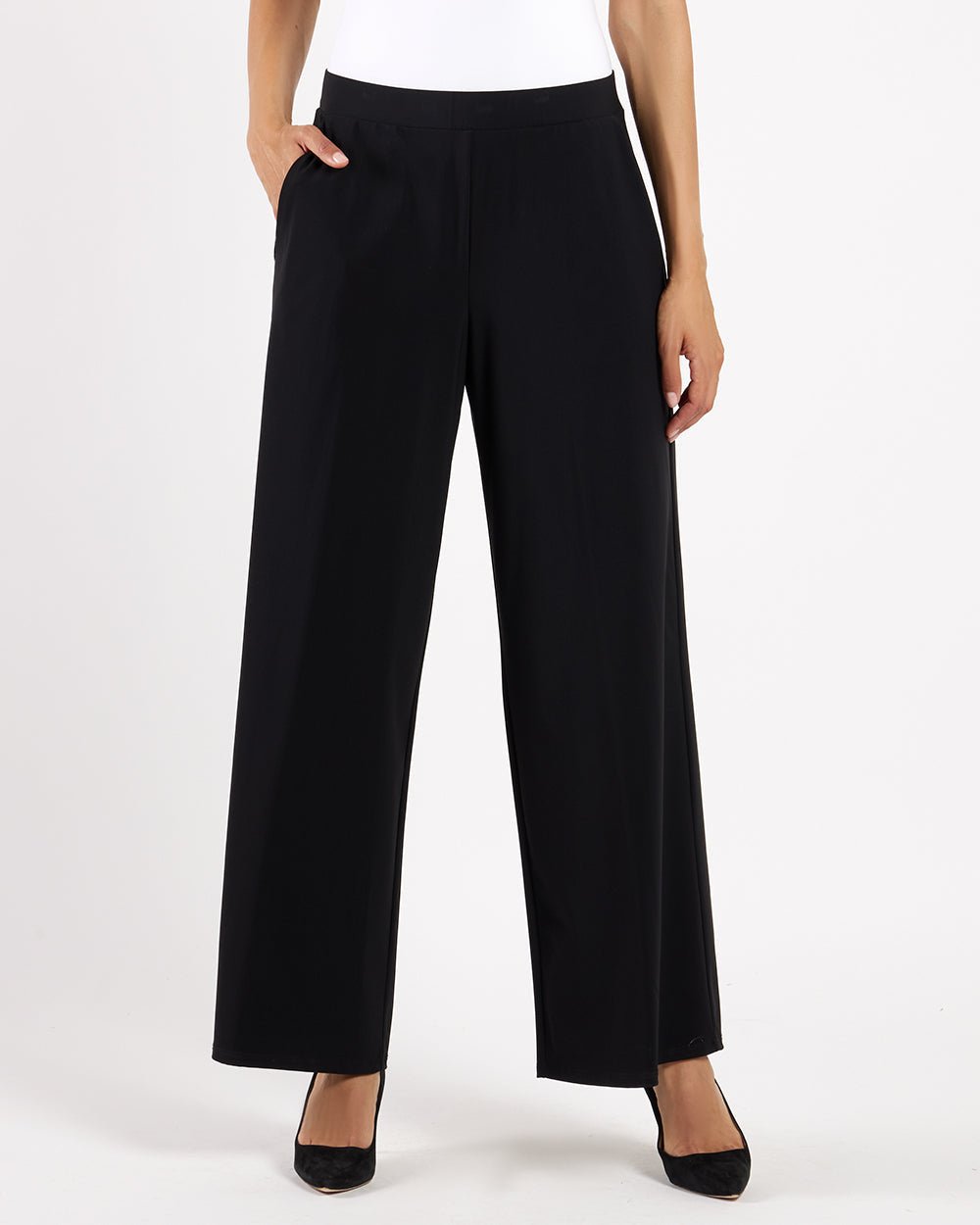 Jude Connally - Nicolette Pant Lightweight Jude Cloth: Black - Shorely Chic Boutique