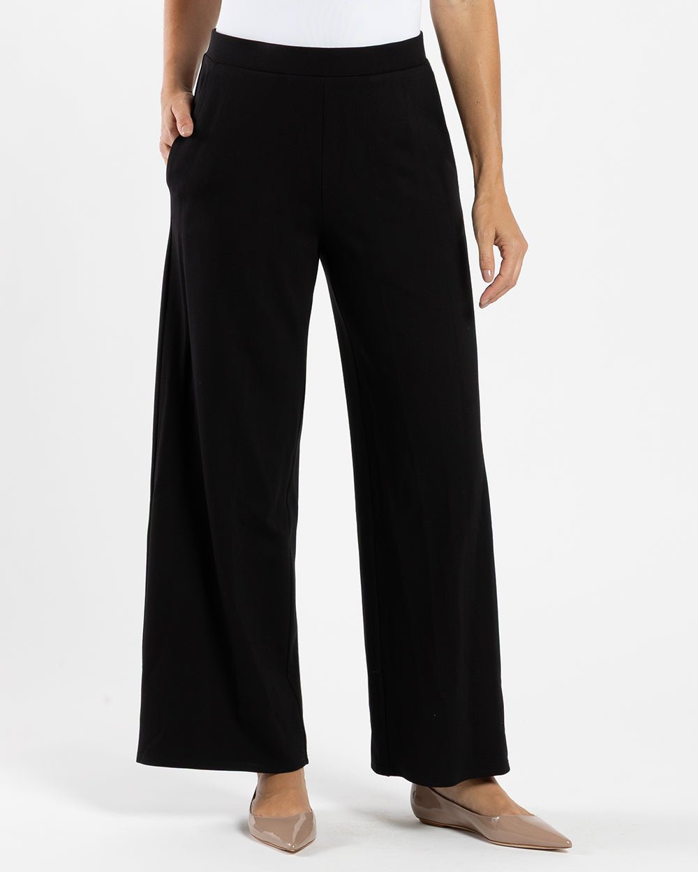 Jude Connally - Nicolette Ponte Pant: Black - Shorely Chic Boutique