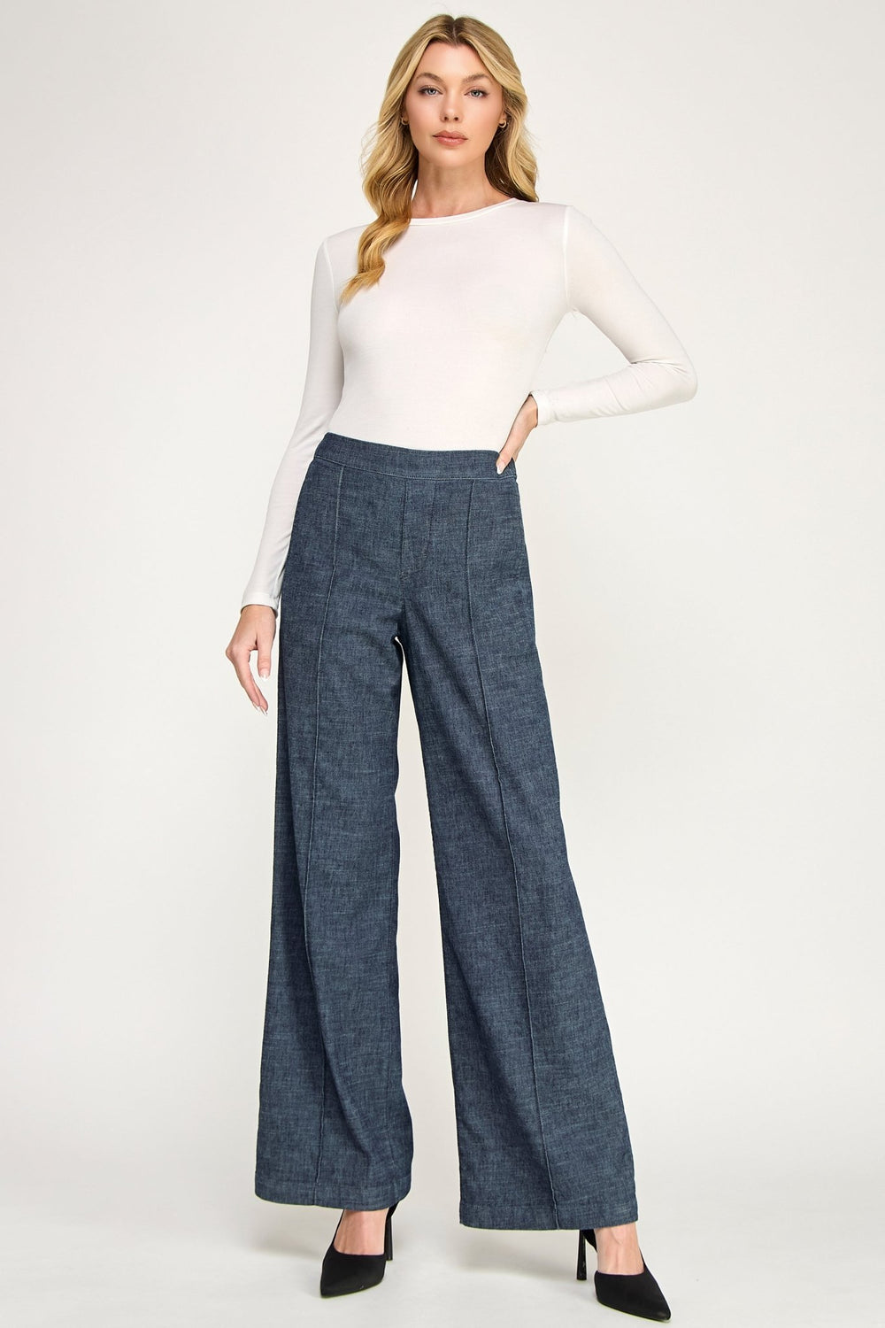 Level 99 - Scarlette PullOn Trouser - Shorely Chic Boutique