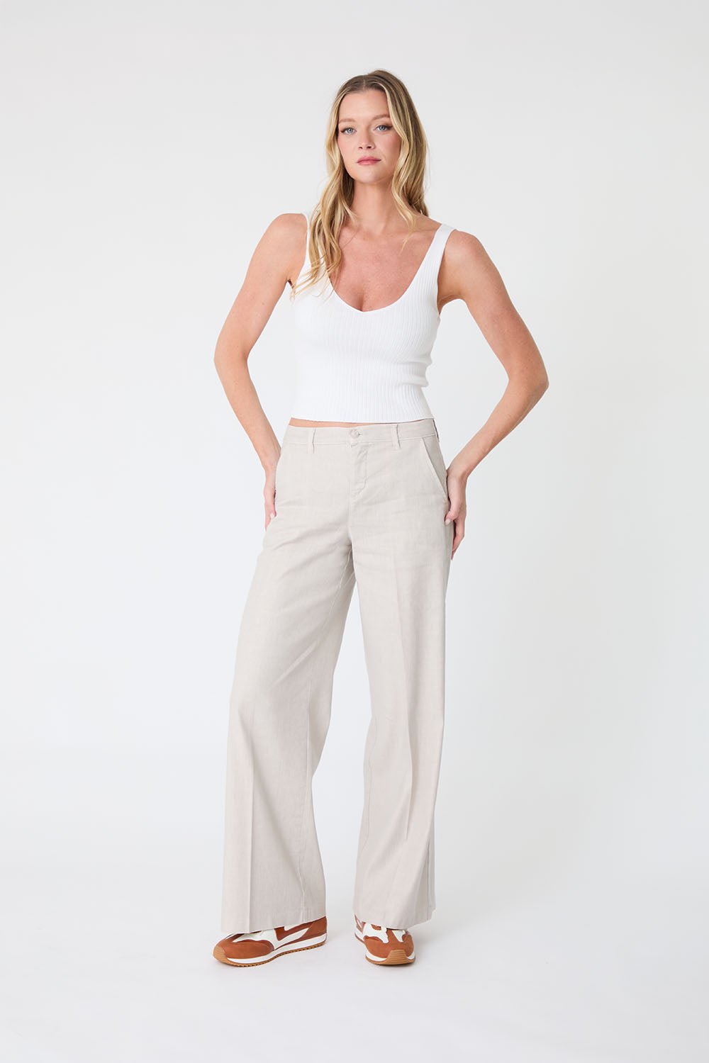 Level99 - Tallulah Pant: Pampas - Shorely Chic Boutique