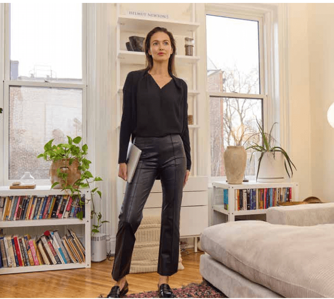 Lysse - Ankle Elysse Vegan Leather Pant: Black - Shorely Chic Boutique