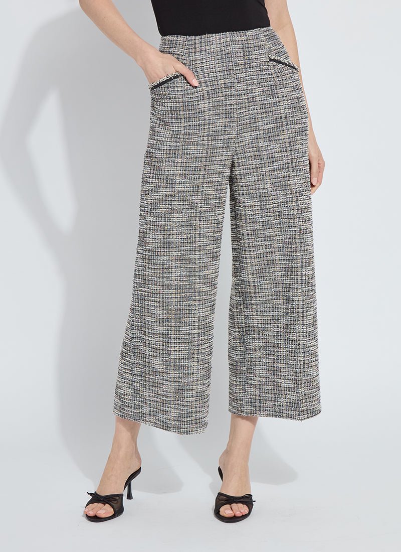 Lysse - Charlotte Ankle St Tweed Palazzo Pant: Multi - Shorely Chic Boutique