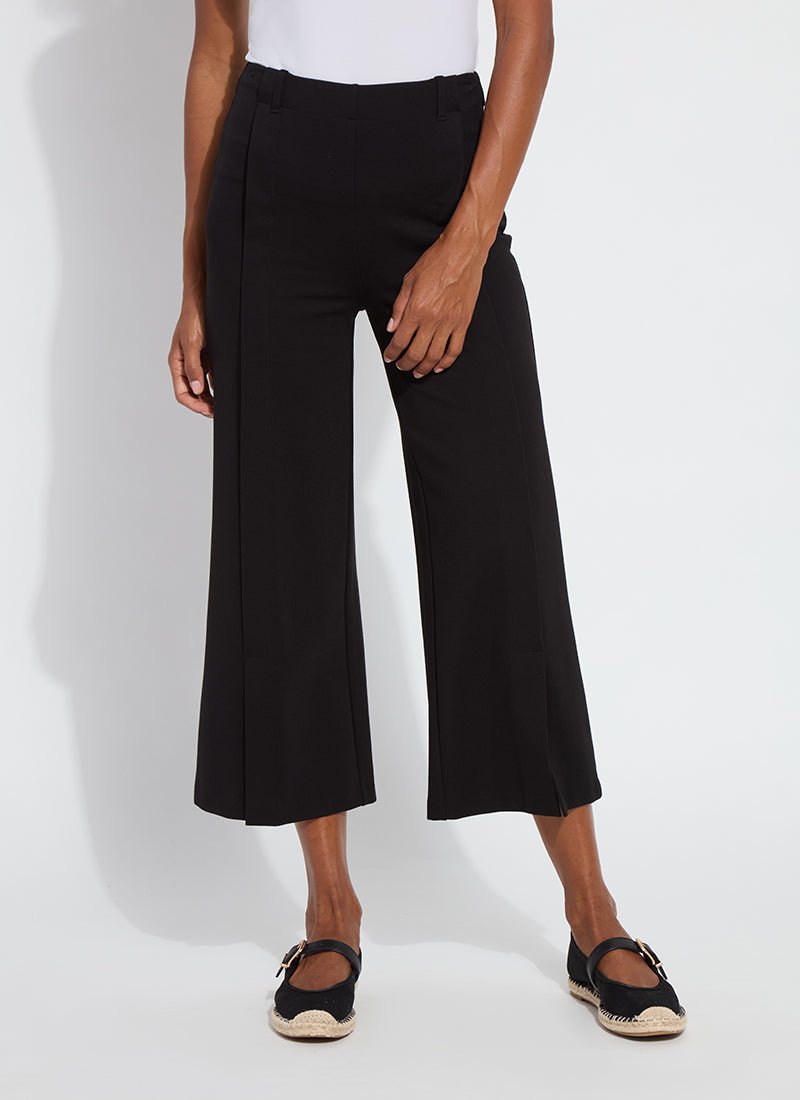 Lysse - Kori Pleat Detail Cropped Pant: Black - Shorely Chic Boutique