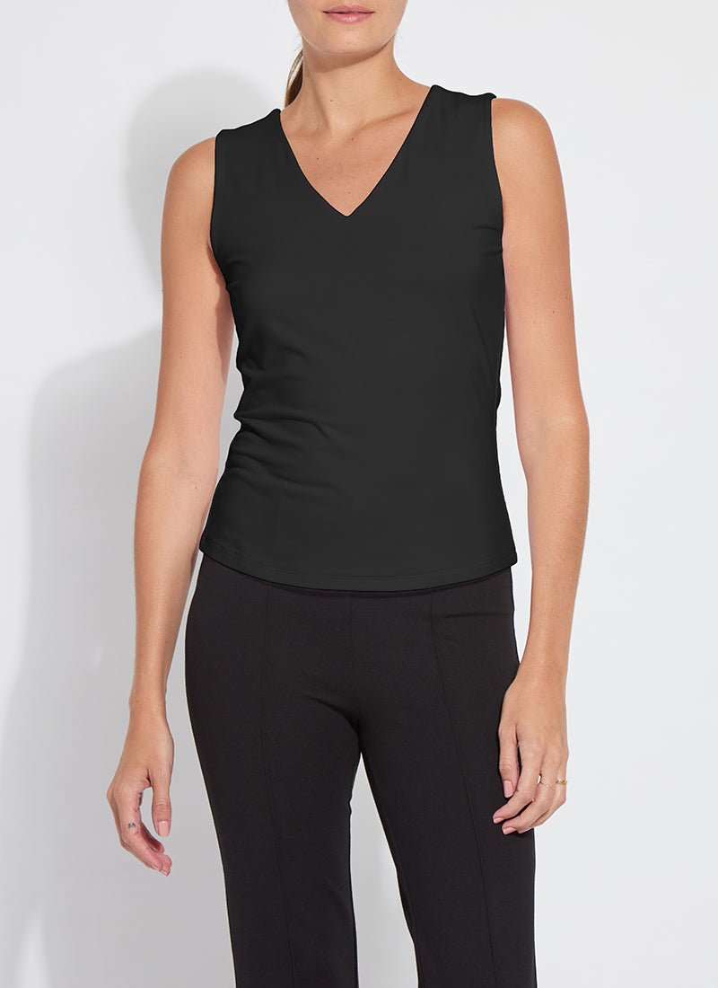 Lysse - Lyssentials V - Neck Shell: Black - Shorely Chic Boutique