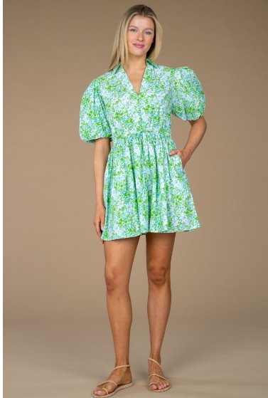 Olivia James - Daphne Dress: Aloha - Shorely Chic Boutique