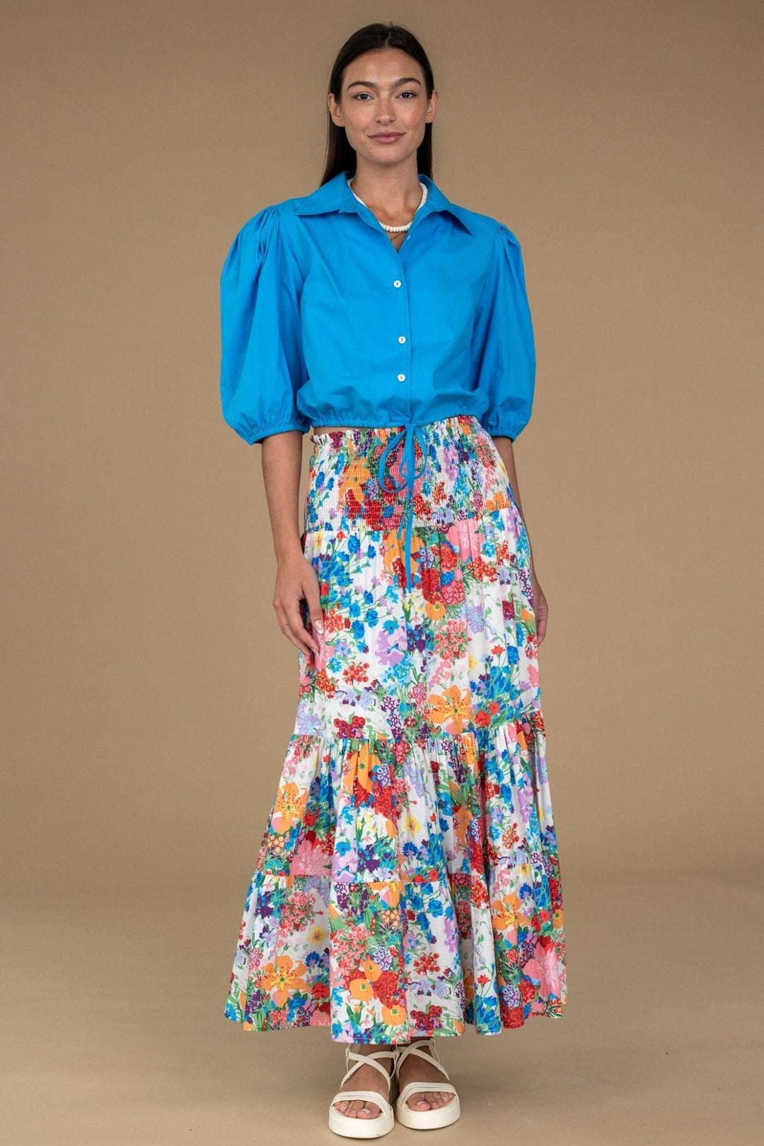 Olivia James - Izzy Skirt Dress: Bouquet - Shorely Chic Boutique