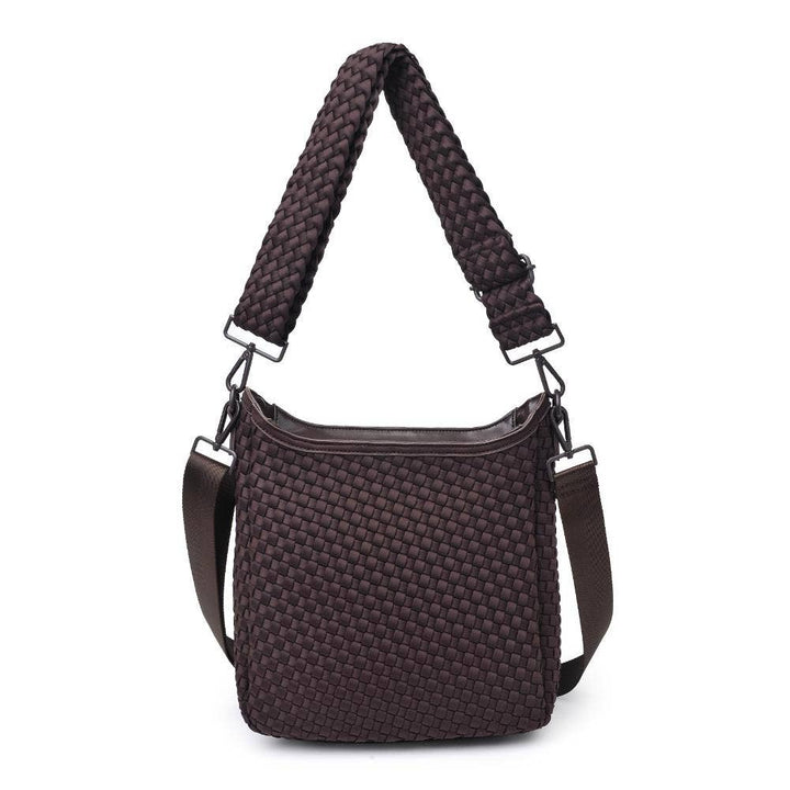 Sol & Solene: Kismet - Woven Neoprene Crossbody: Black - Shorely Chic Boutique