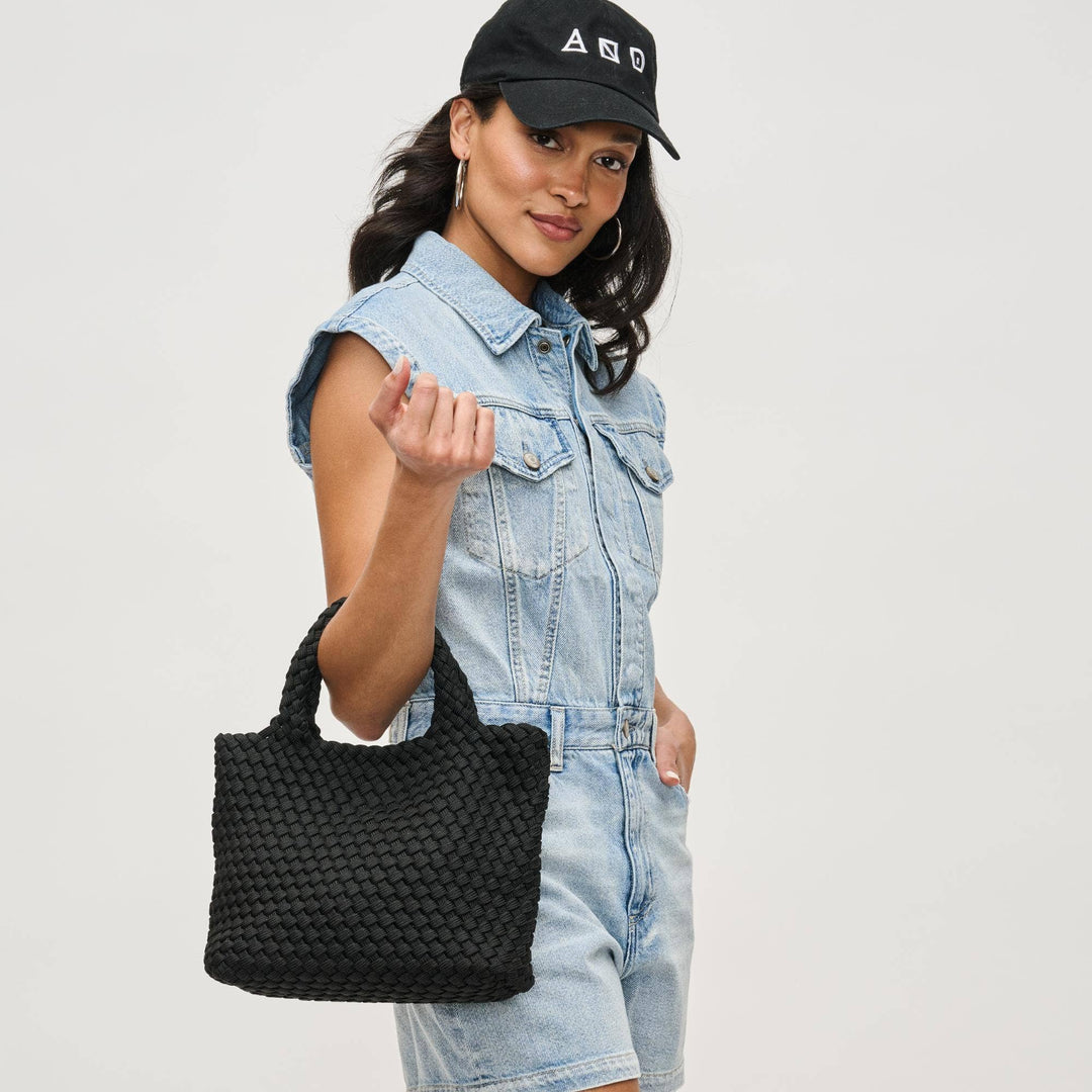Sol & Solene: Sky's The Limit - Small Laced Up Eco - Edition Crossbody: Black - Shorely Chic Boutique