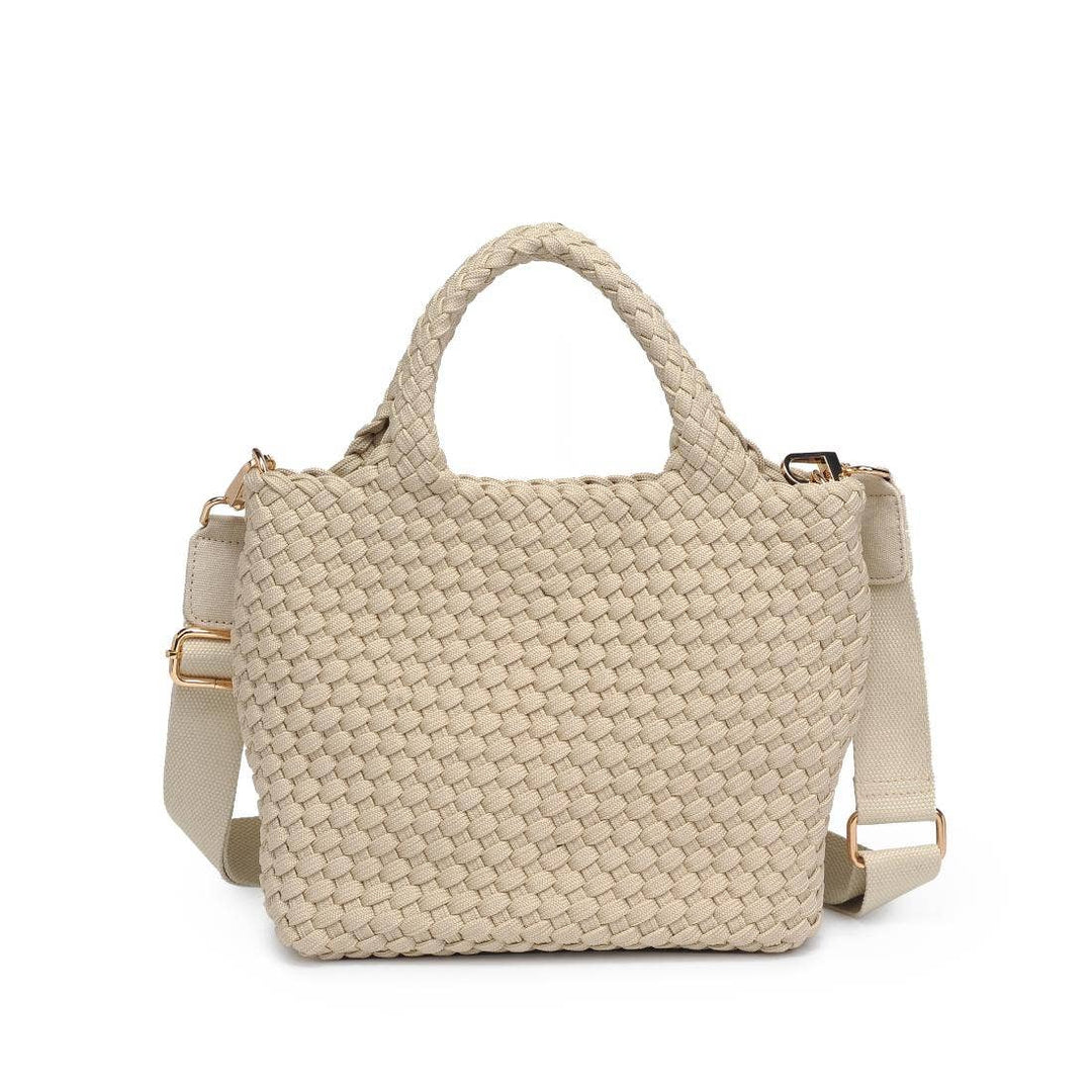 Sol & Solene: Sky's The Limit - Small Laced Up Eco - Edition Crossbody: Black - Shorely Chic Boutique