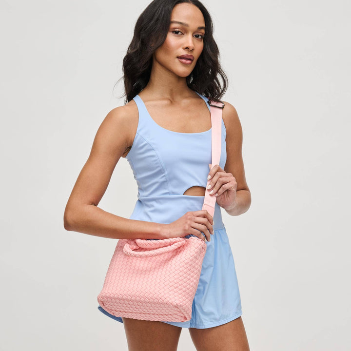 Sol & Solene: Sky's The Limit - Woven Neoprene Small Crossbody: Cream - Shorely Chic Boutique