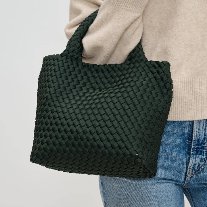 Sol & Solene: Sky's The Limit - Woven Neoprene Small Crossbody: Olive - Shorely Chic Boutique