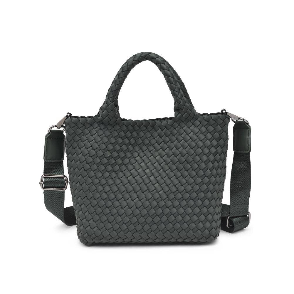 Sol & Solene: Sky's The Limit - Woven Neoprene Small Crossbody: Olive - Shorely Chic Boutique