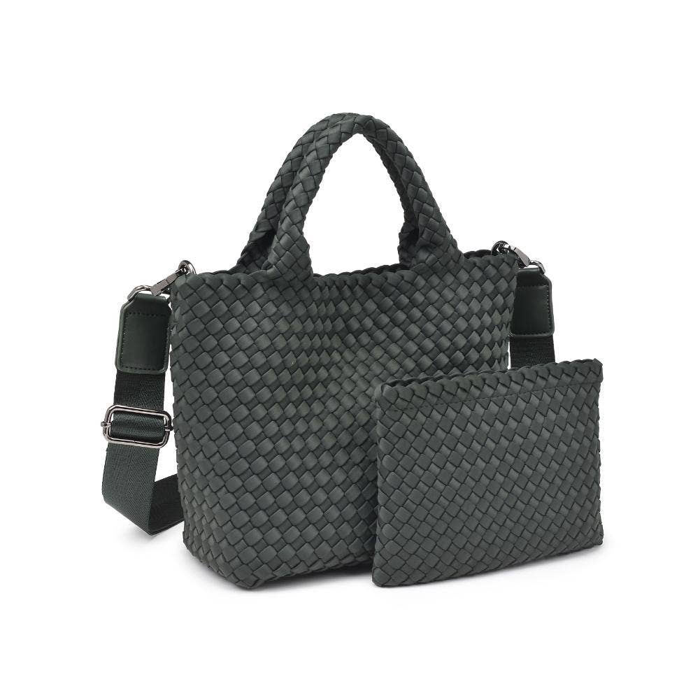 Sol & Solene: Sky's The Limit - Woven Neoprene Small Crossbody: Olive - Shorely Chic Boutique